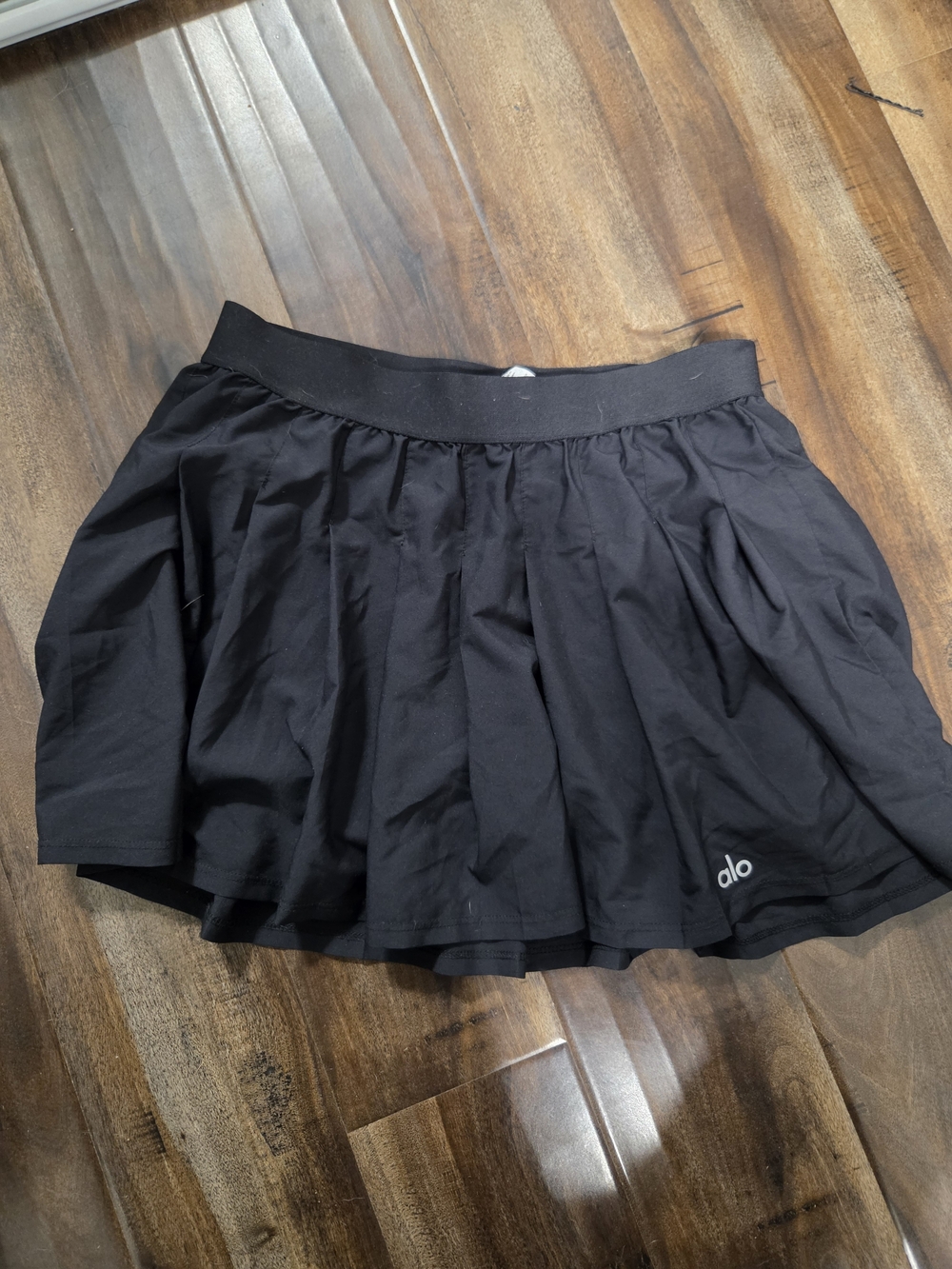 ALO Yoga Black Athletic Skort